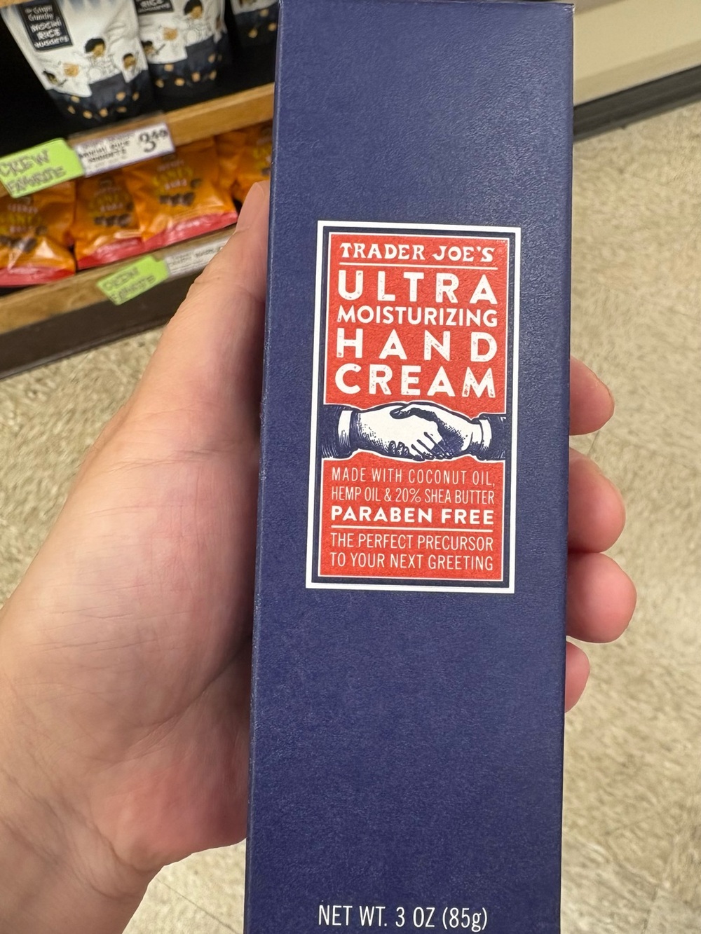 Trader Joe’s famous Limited Ultra Moisturizing Hand Cream - Navy Blue